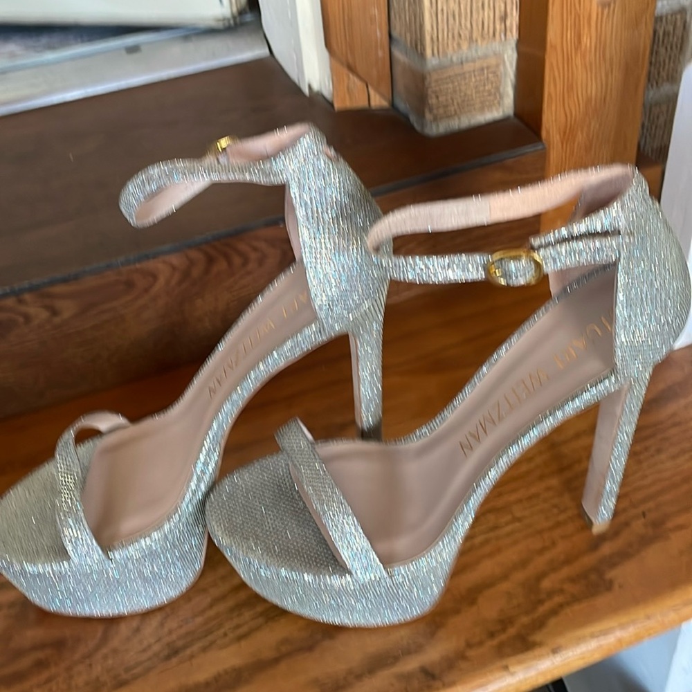 Stuart Weitzman Woman’s Hollywood Glitter Platfor… - image 1